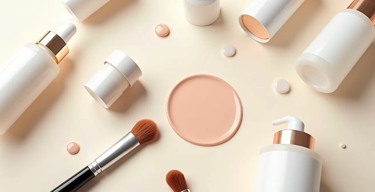 Visualisierung der Hautoberflächen-Textur nach Behandlung: glatte Struktur ermöglicht leichteres Make-up