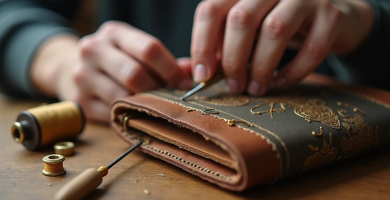 DIY-Upgrade einer Vintage-Clutch mit lokalen Materialien