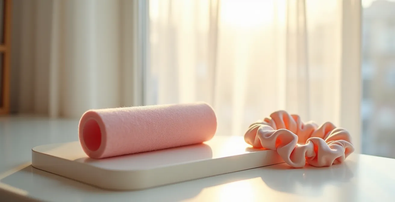 Verschiedene Techniken für hitzefreies Haarstyling über Nacht