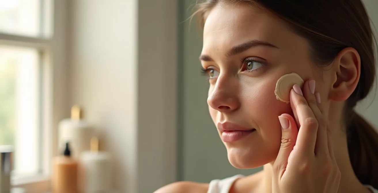 Primer-Mapping-Technik auf verschiedenen Gesichtszonen